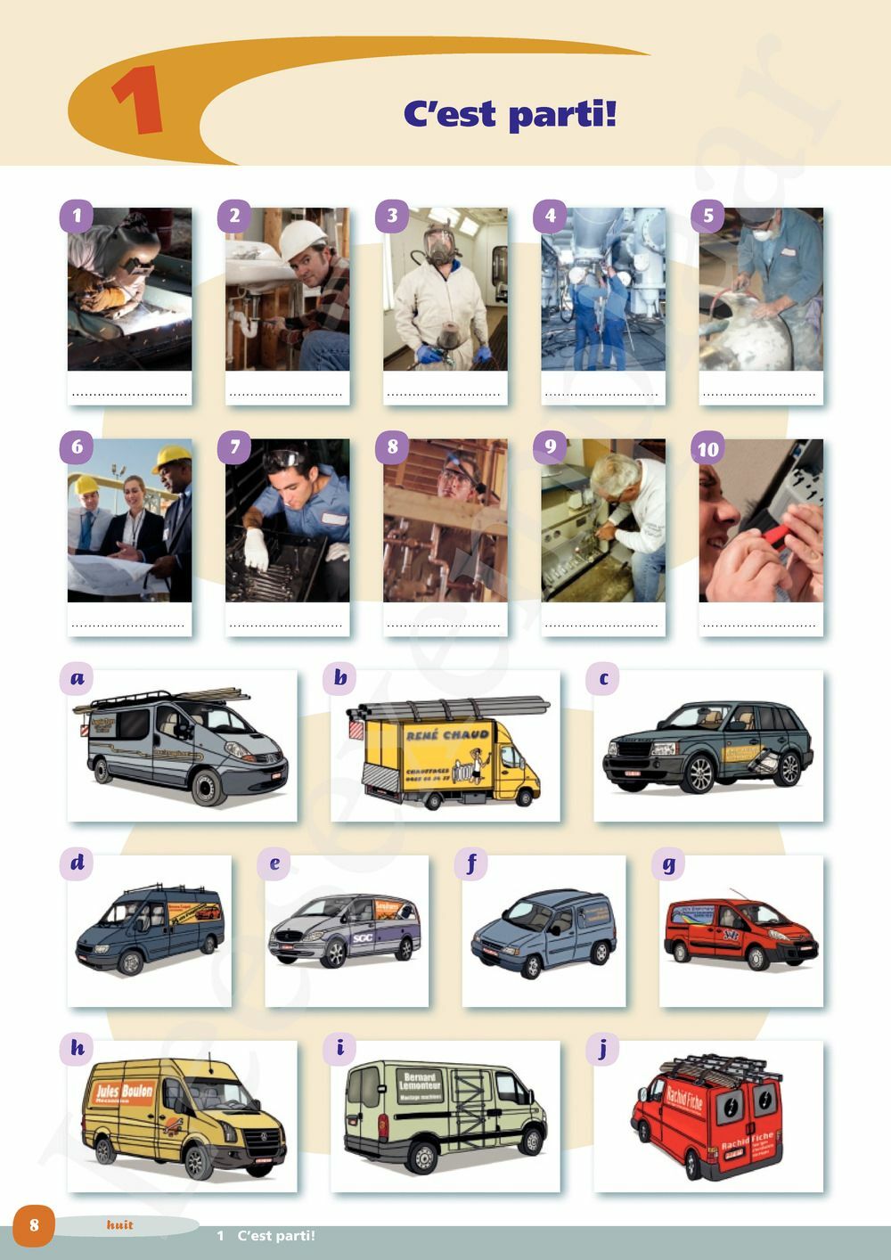 Preview: Profils Sanitaire & Electricité, Mécanique & Auto Vaktaalleerwerkboek