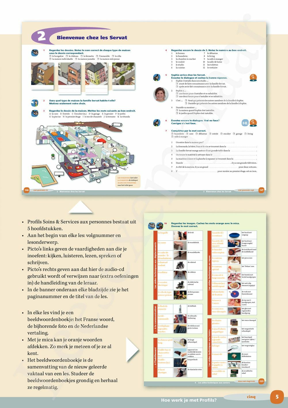 Preview: Profils Soins & Services aux personnes Vaktaalleerwerkboek (incl. Pelckmans Portaal)