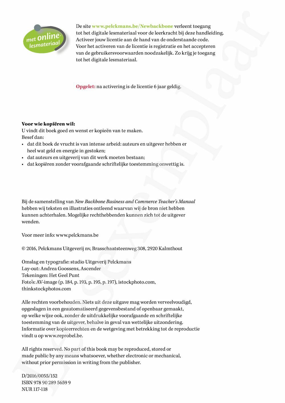 Preview: New Backbone Business and Commerce Teacher's Manual