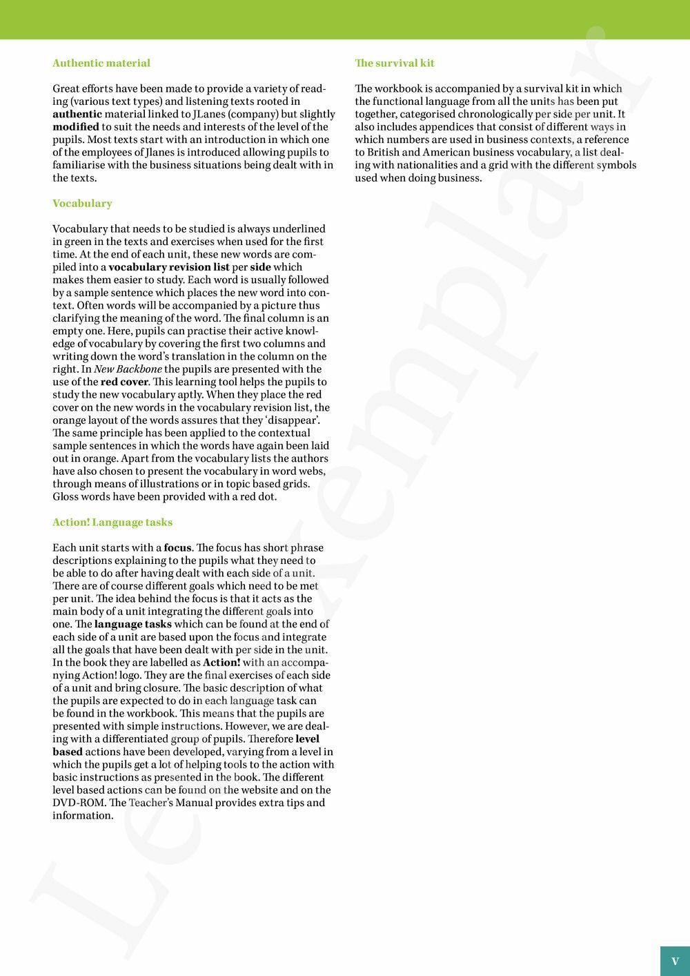 Preview: New Backbone Business and Commerce Teacher's Manual