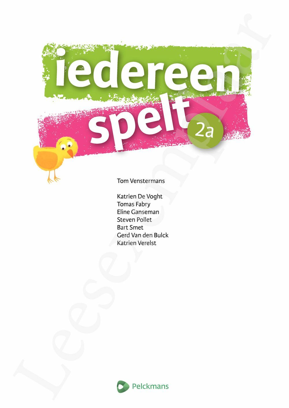 Preview: Iedereen spelt 2a Leerwerkboek