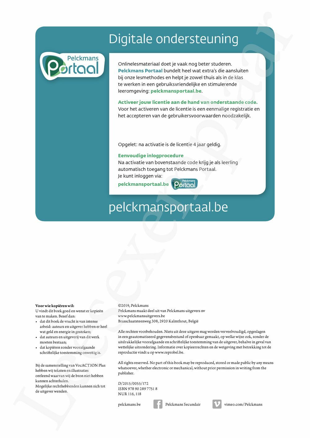 Preview: VocACTION Plus (incl. Pelckmans Portaal)