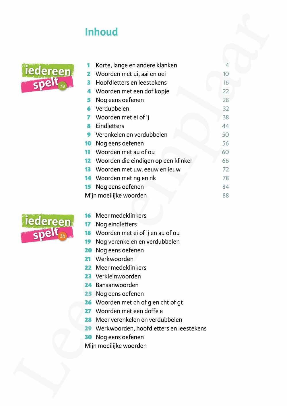 Preview: Iedereen spelt 3a Leerwerkboek