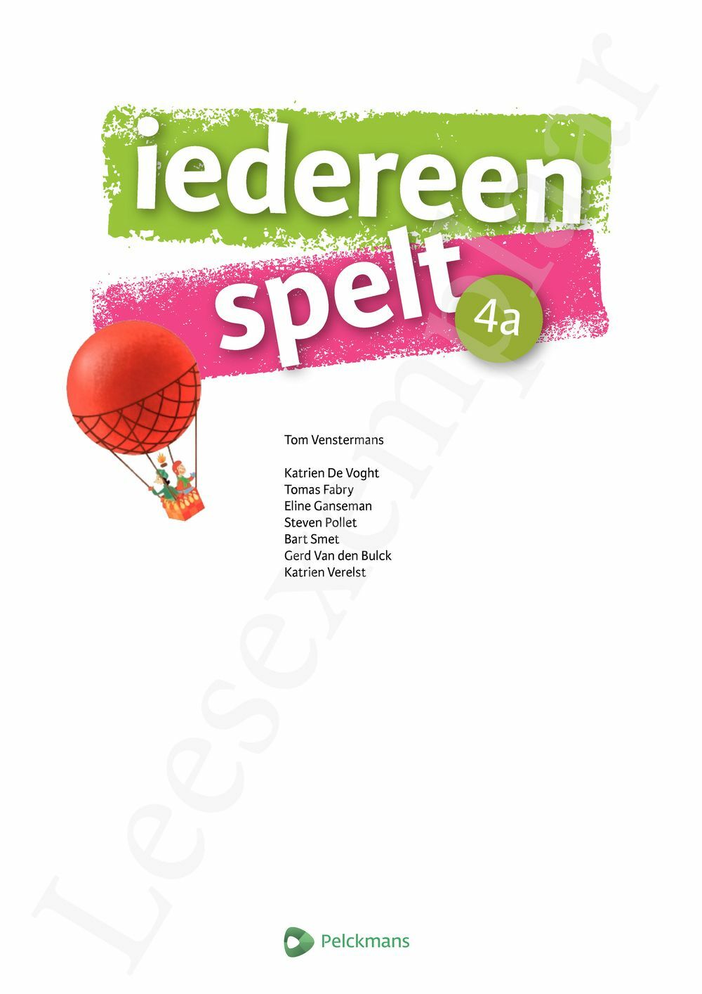 Preview: Iedereen spelt 4a Leerwerkboek