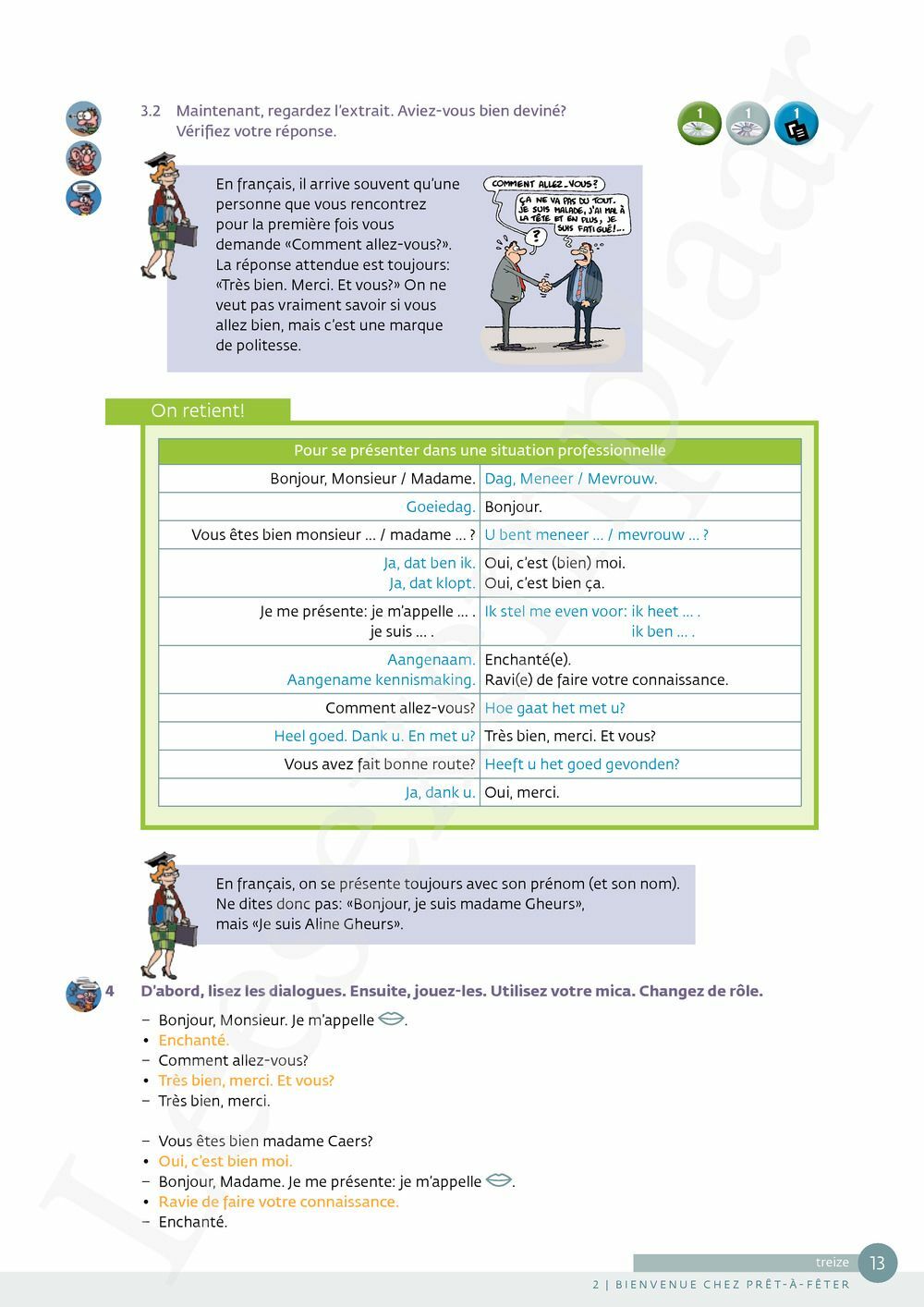 Preview: Profils Espace entreprise leerwerkboek