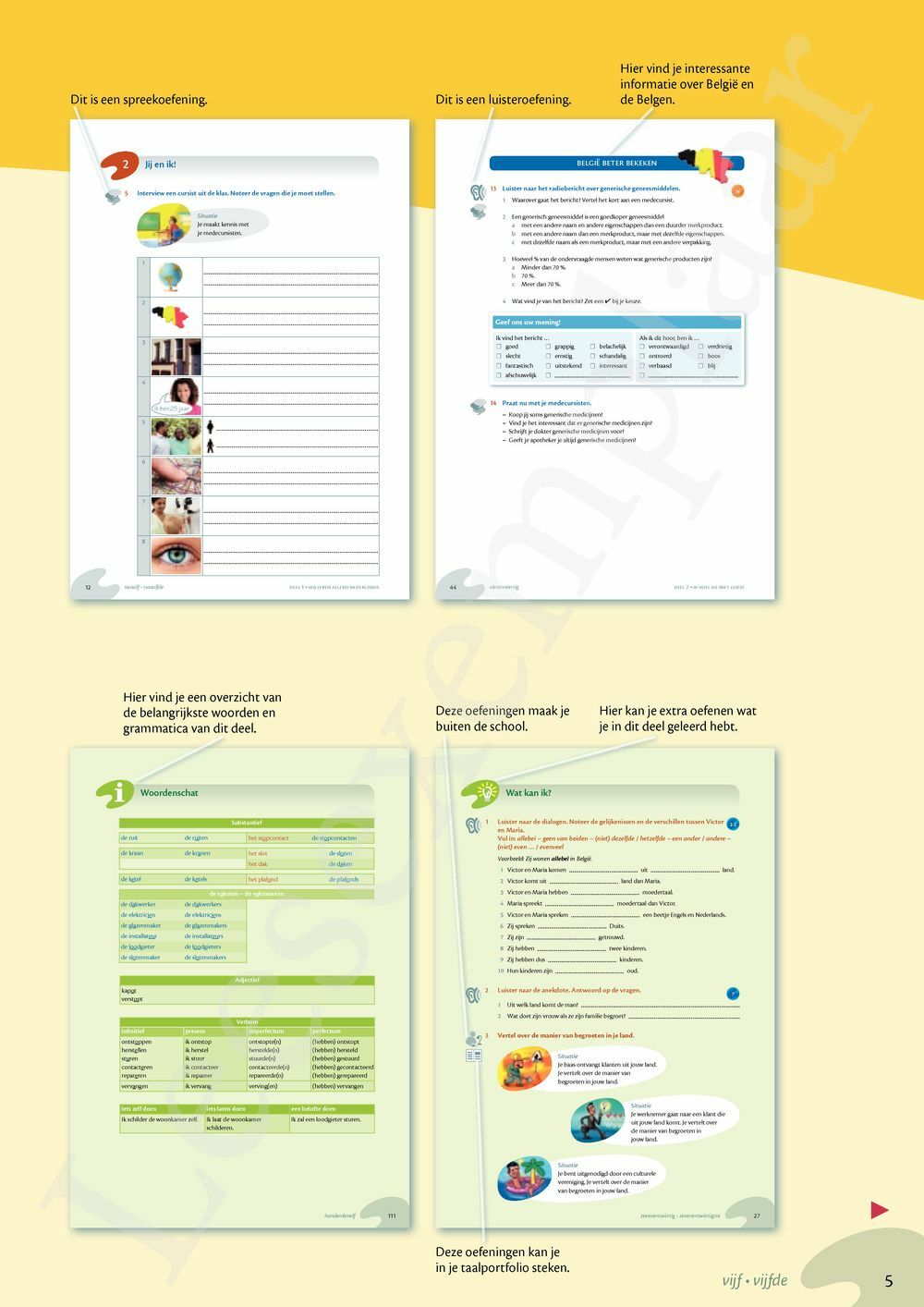 Preview: Zo gezegd 2.2 Threshold 2 mondeling publiek Leerwerkboek en Audio-cd voor de cursist