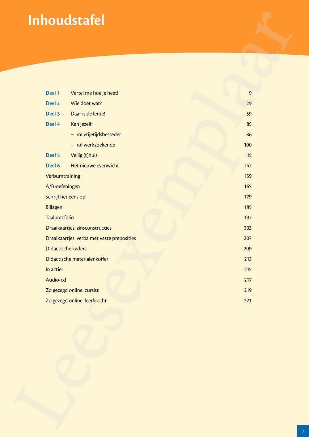 Preview: Zo gezegd 2.3 Threshold 3 schriftelijk persoonlijk Handleiding