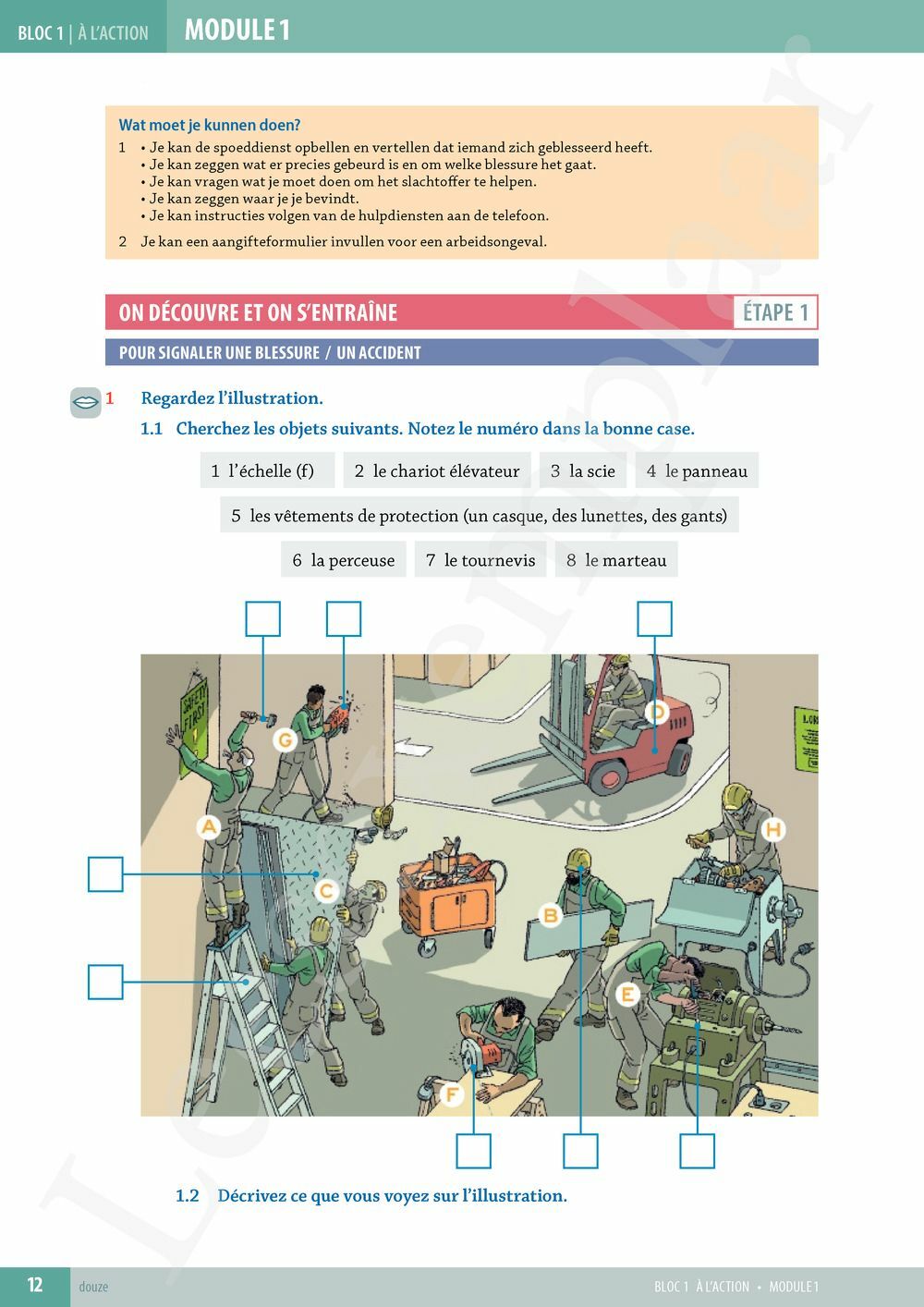 Preview: Quartier couleurs 7 Leerwerkboek (incl. Pelckmans Portaal)