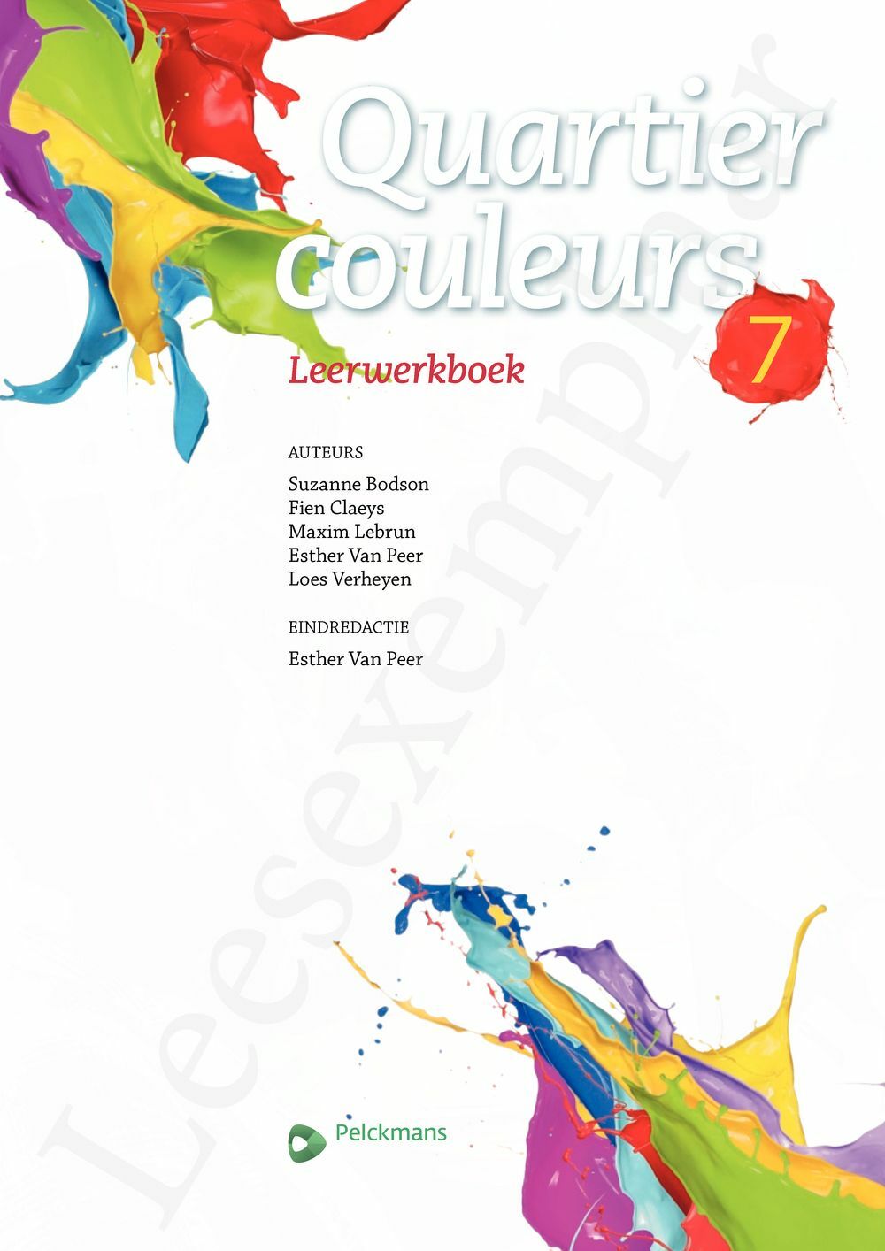 Preview: Quartier couleurs 7 Leerwerkboek (incl. Pelckmans Portaal)