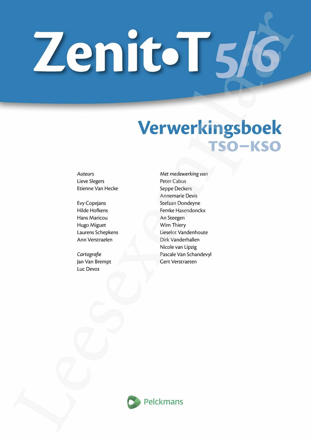 Preview: Zenit T5/6 tso-kso Verwerkingsboek (inclusief Pelckmans Portaal)