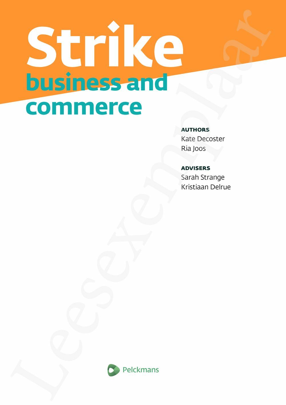 Preview: Strike Business and Commerce Leerwerkboek (incl. Pelckmans Portaal)