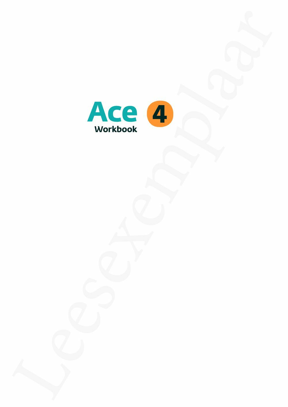 Preview: Ace 4 Workbook (incl. Ace Essential Grammar en Pelckmans Portaal)