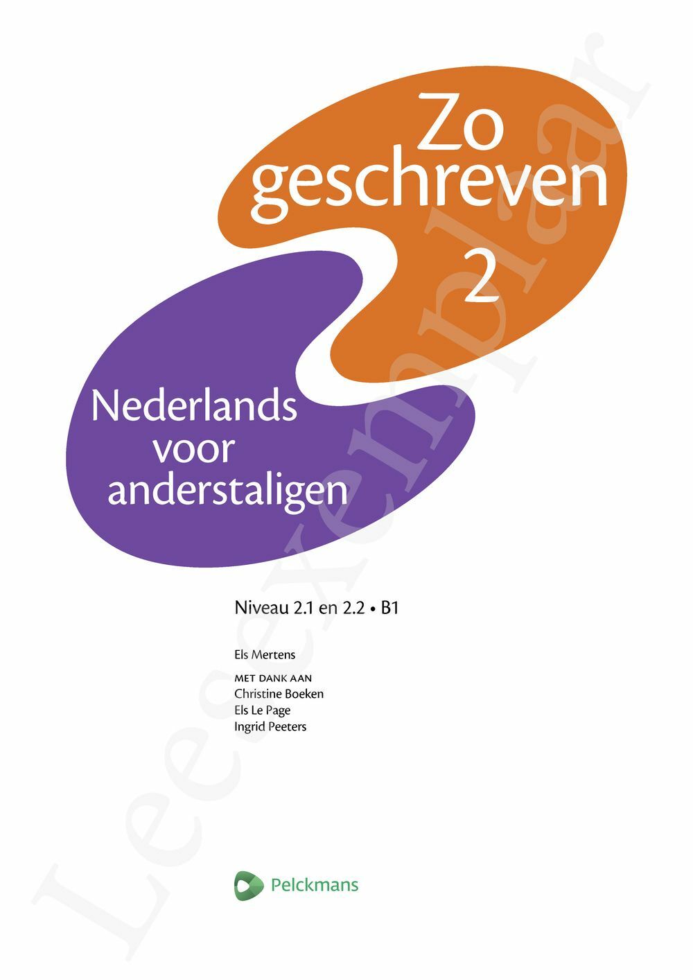 Preview: Zo geschreven 2 Leerwerkboek