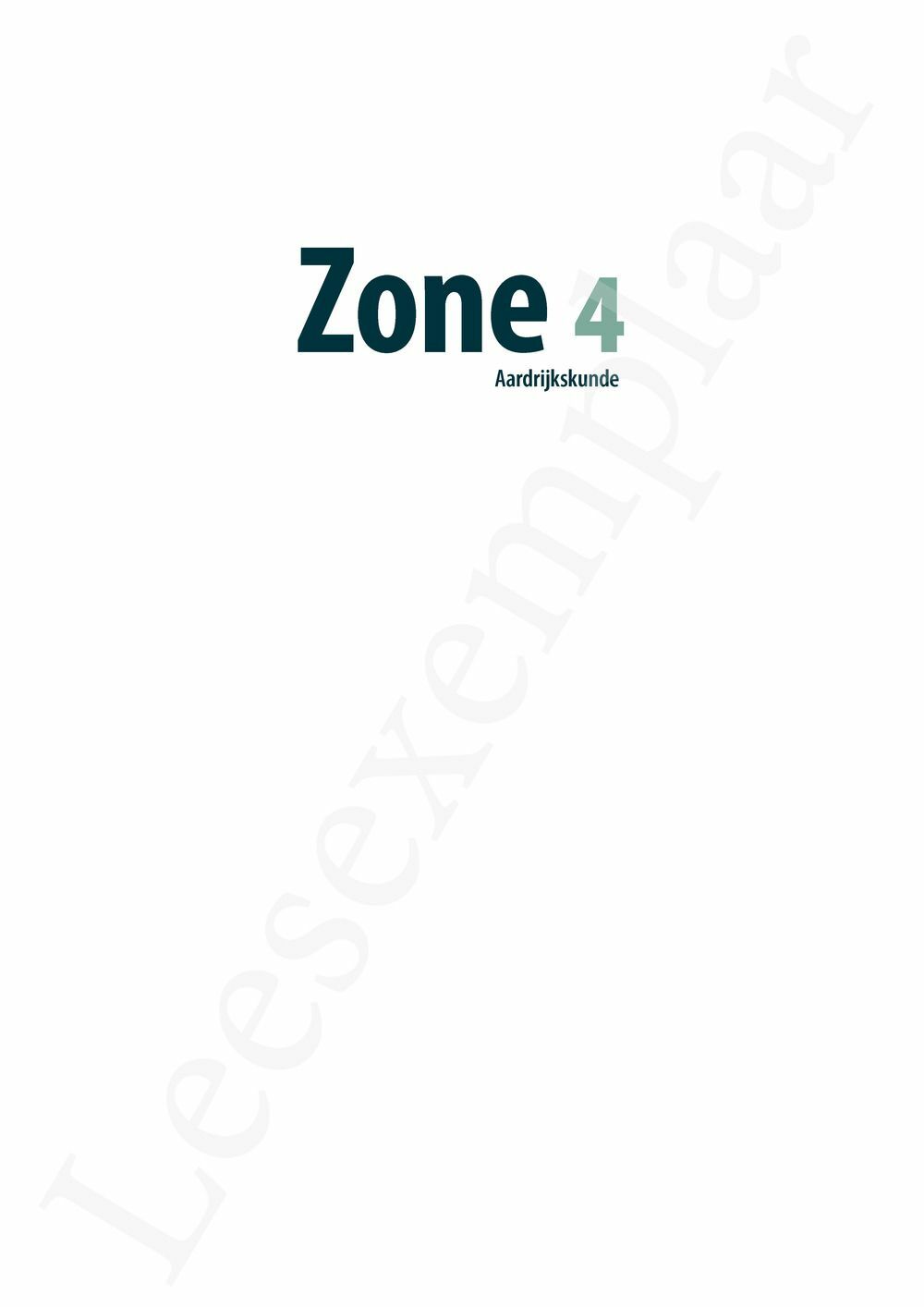 Preview: Zone 4 Leerwerkboek (incl. Pelckmans Portaal)