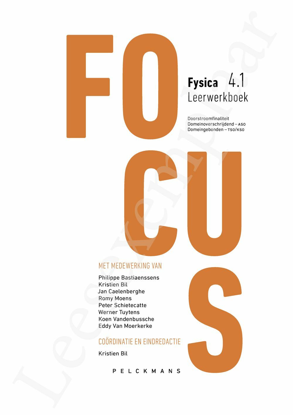 Preview: Focus Fysica 4.1 Leerwerkboek (incl. Pelckmans Portaal)