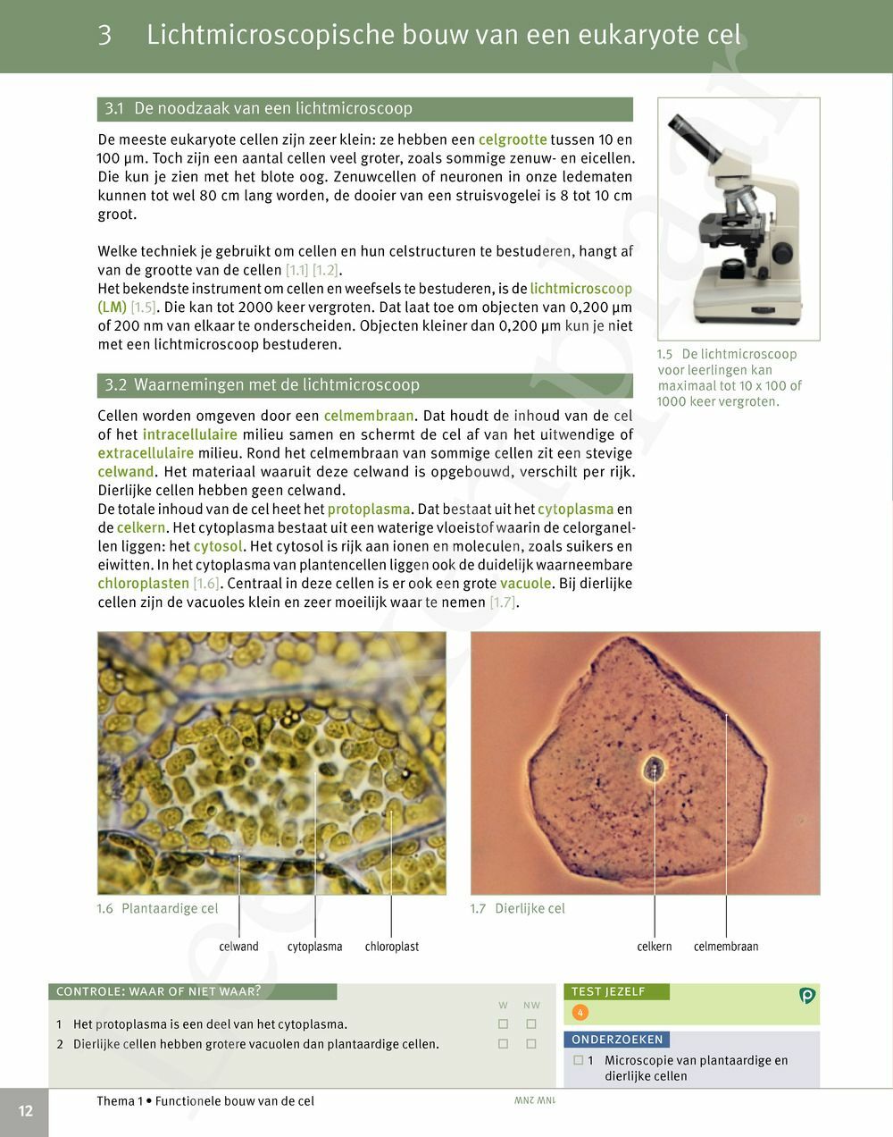 Preview: Focus Biologie 5 Cel en celprocessen Handboek (incl. Pelckmans Portaal)