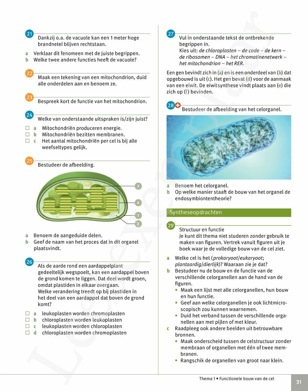 Preview: Focus Biologie 5 Cel en celprocessen Handboek (incl. Pelckmans Portaal)