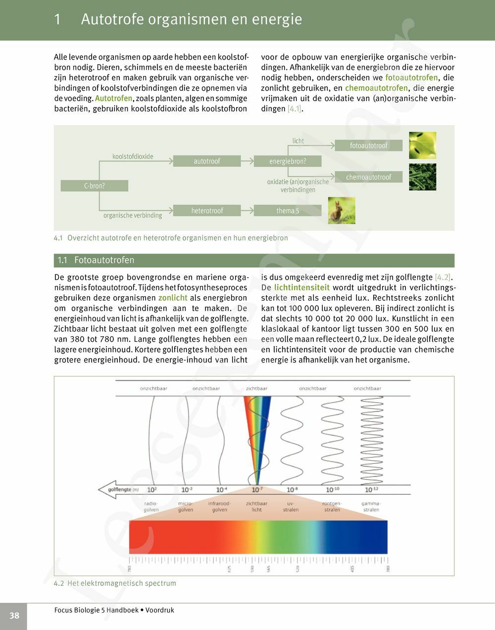 Preview: Focus Biologie 5 Cel en celprocessen Handboek (incl. Pelckmans Portaal)