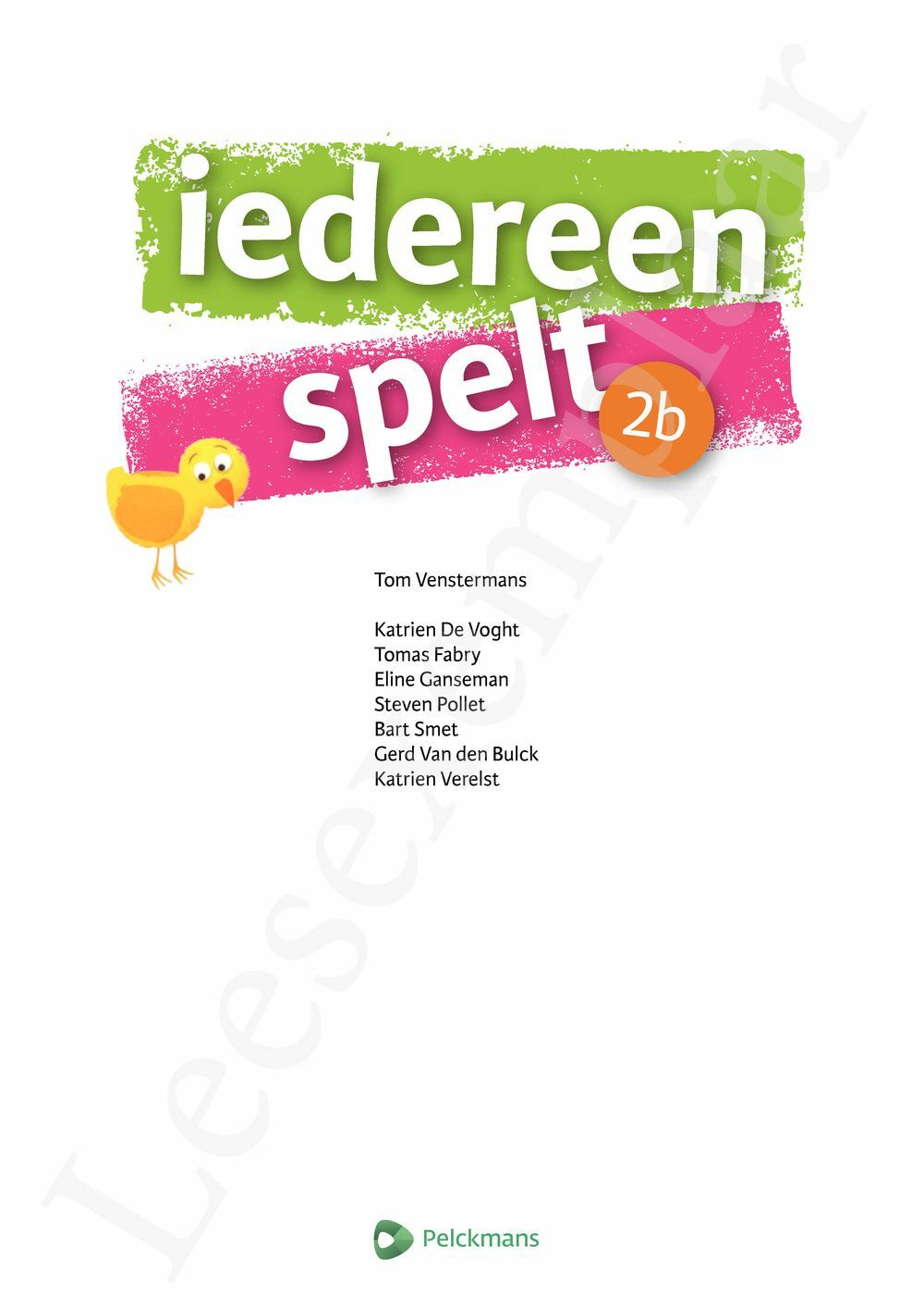 Preview: Iedereen spelt 2b Leerwerkboek