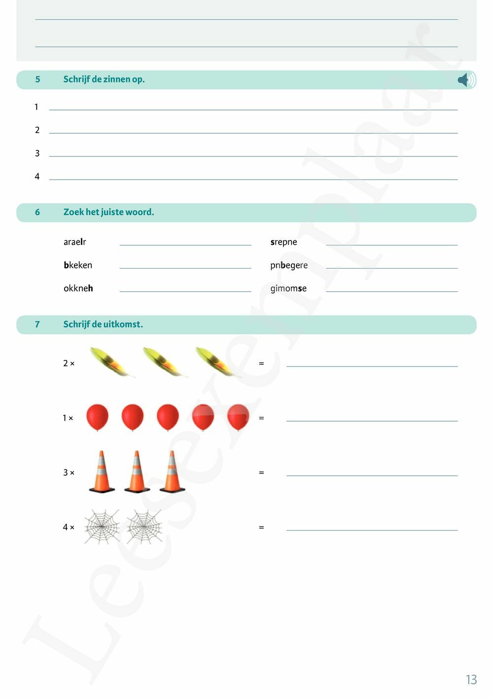 Preview: Iedereen spelt 4b Leerwerkboek