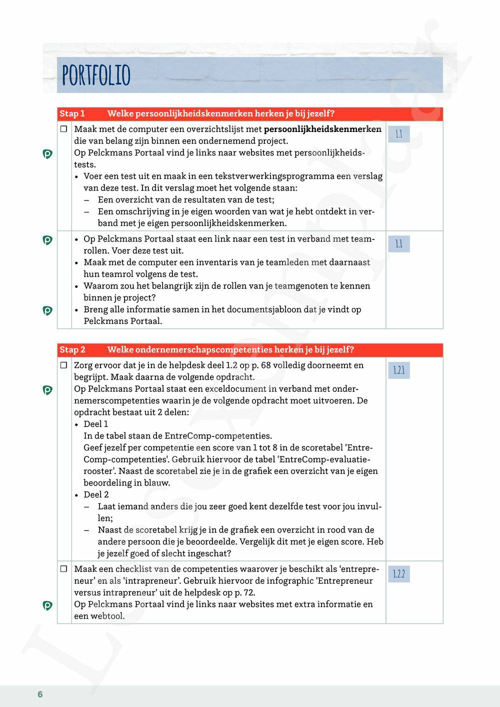 Preview: Ondernemend project - Ondernemerschap Leerwerkboek (inclusief Pelckmans Portaal)