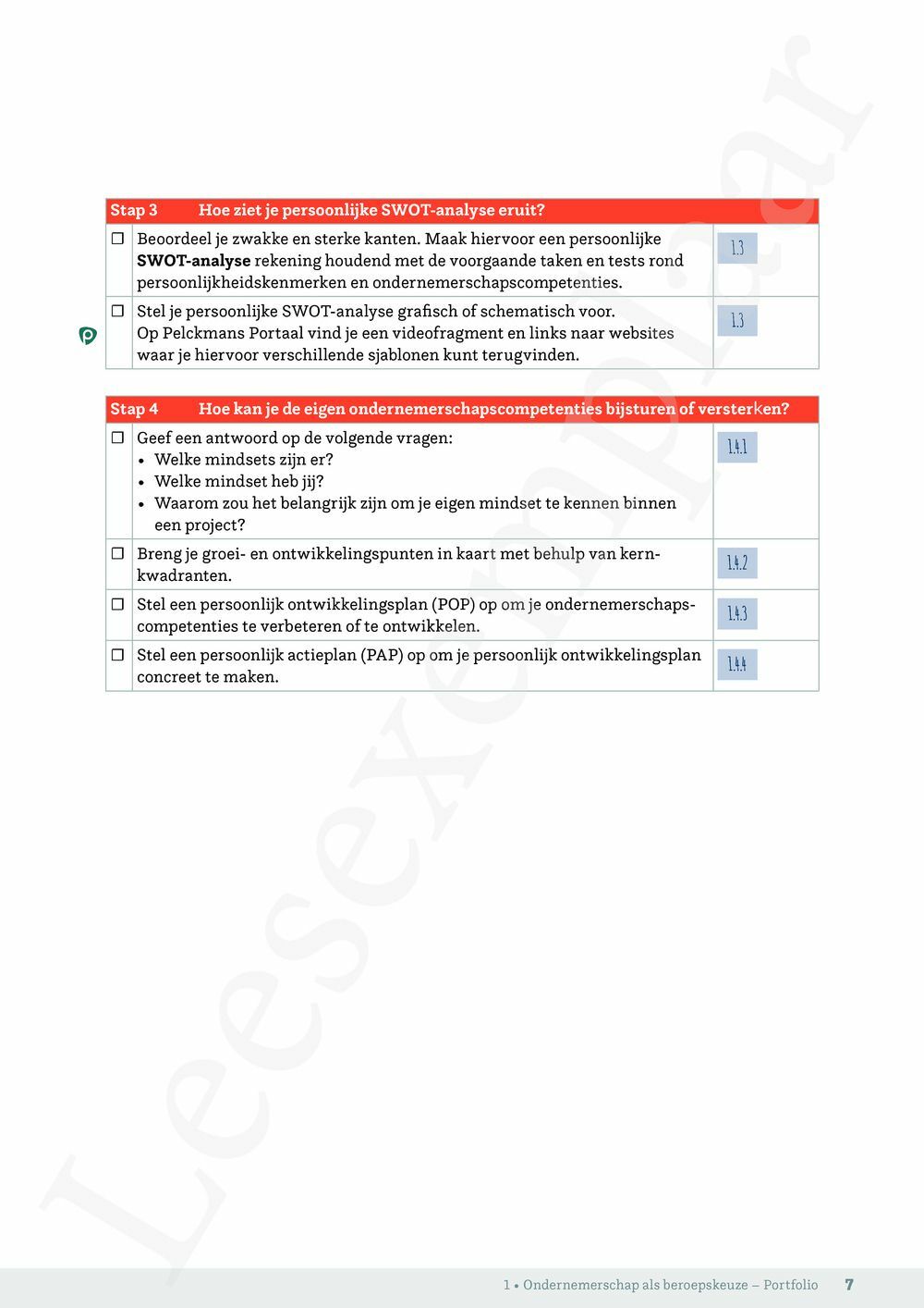 Preview: Ondernemend project - Ondernemerschap Leerwerkboek (inclusief Pelckmans Portaal)