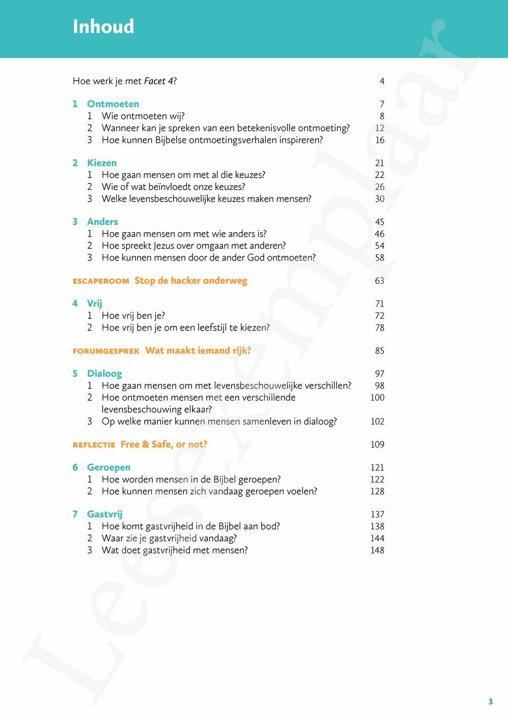 Preview: Facet 4 Leerwerkboek (incl. Pelckmans Portaal)