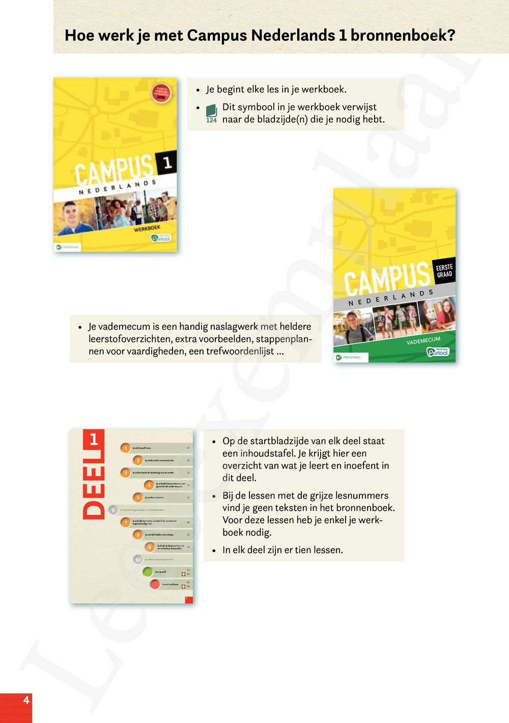 Preview: Campus Nederlands 1 Bronnenboek (incl. Pelckmans Portaal)