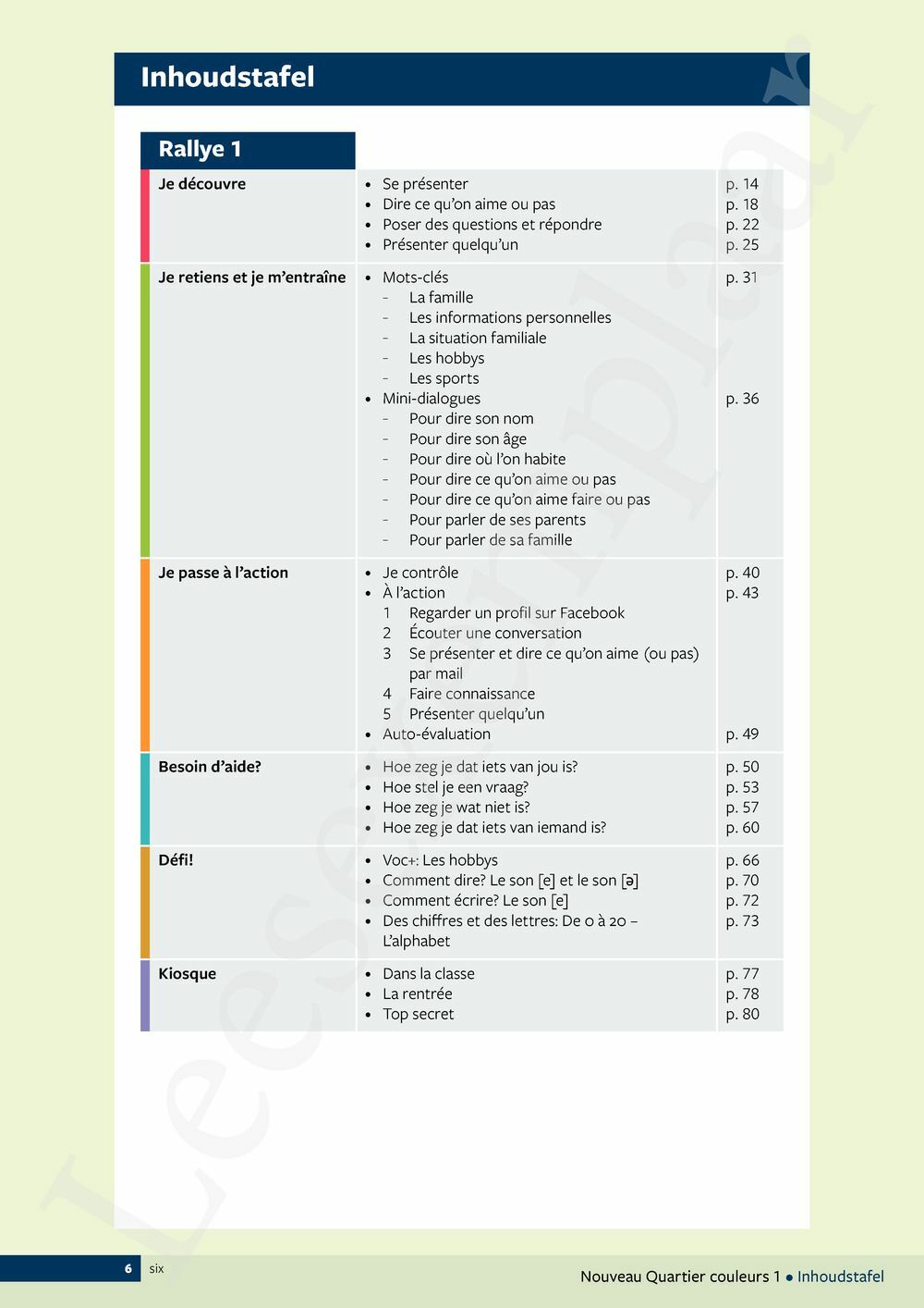 Preview: Nouveau Quartier couleurs 1 Leerwerkboek (incl. Pelckmans Portaal)