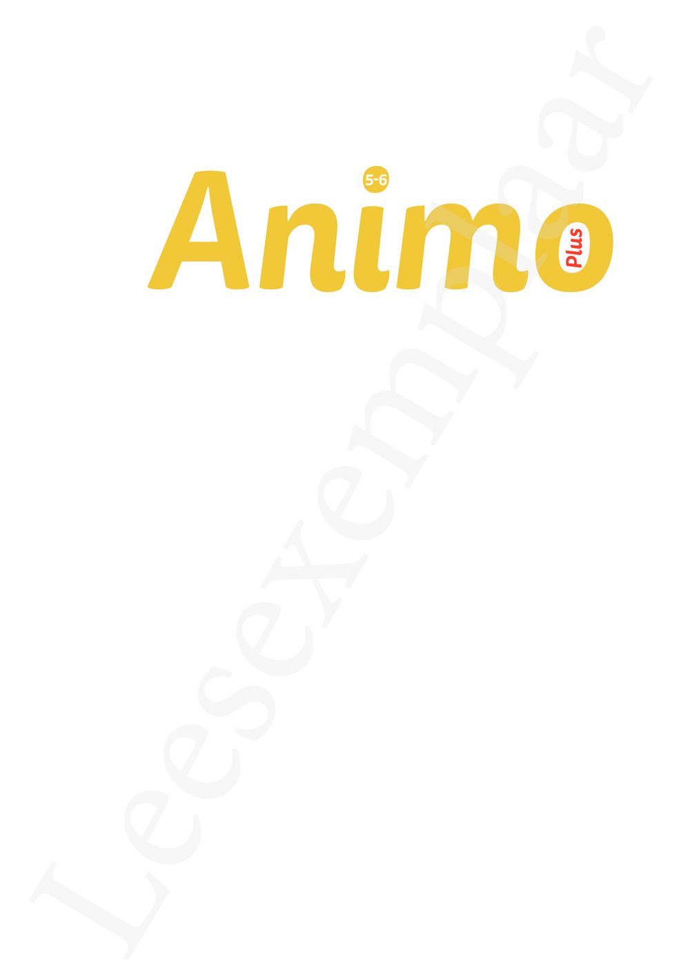 Preview: Animo 5-6 Plus Handboek (incl. Pelckmans Portaal)
