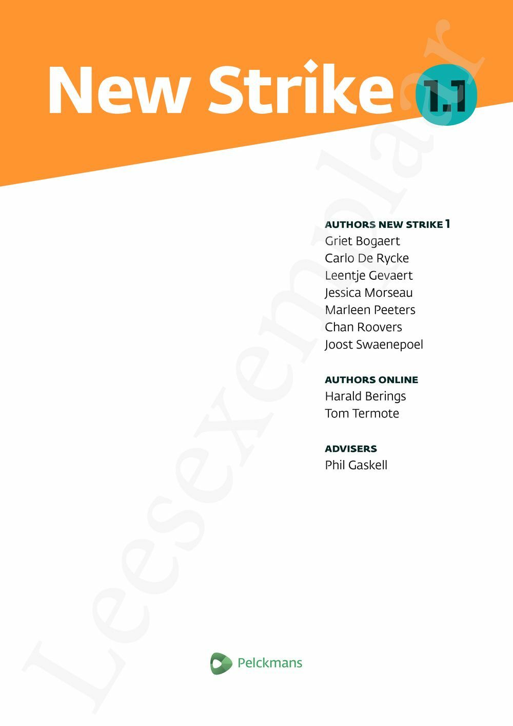 Preview: New Strike 1.1 Leerwerkboek (incl. Pelckmans Portaal)