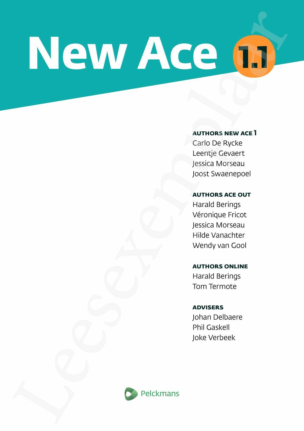 Preview: New Ace 1.1 Leerwerkboek (incl. Pelckmans Portaal)