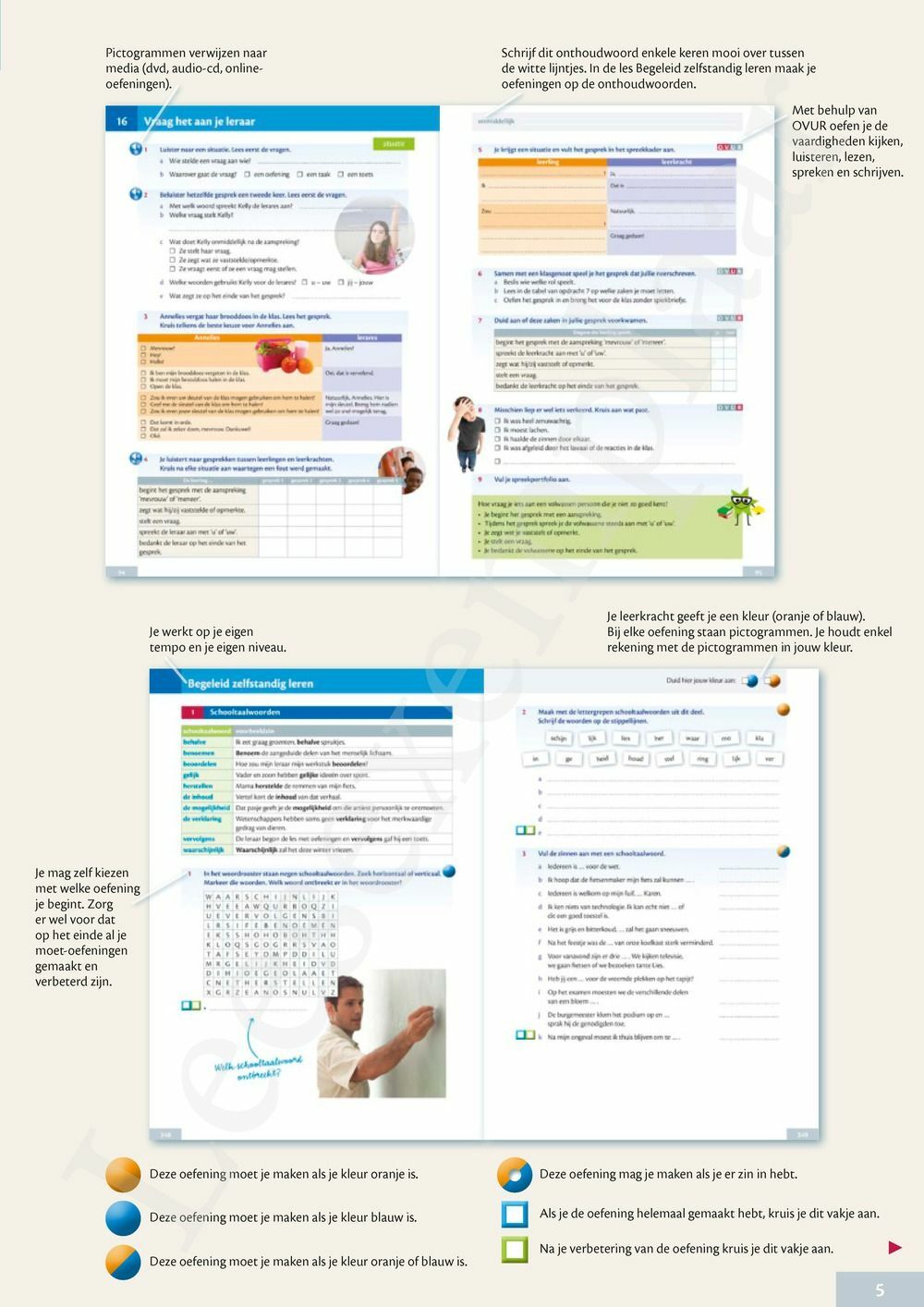 Preview: Frappant Nederlands 1b Leerwerkboek (incl. Pelckmans Portaal)