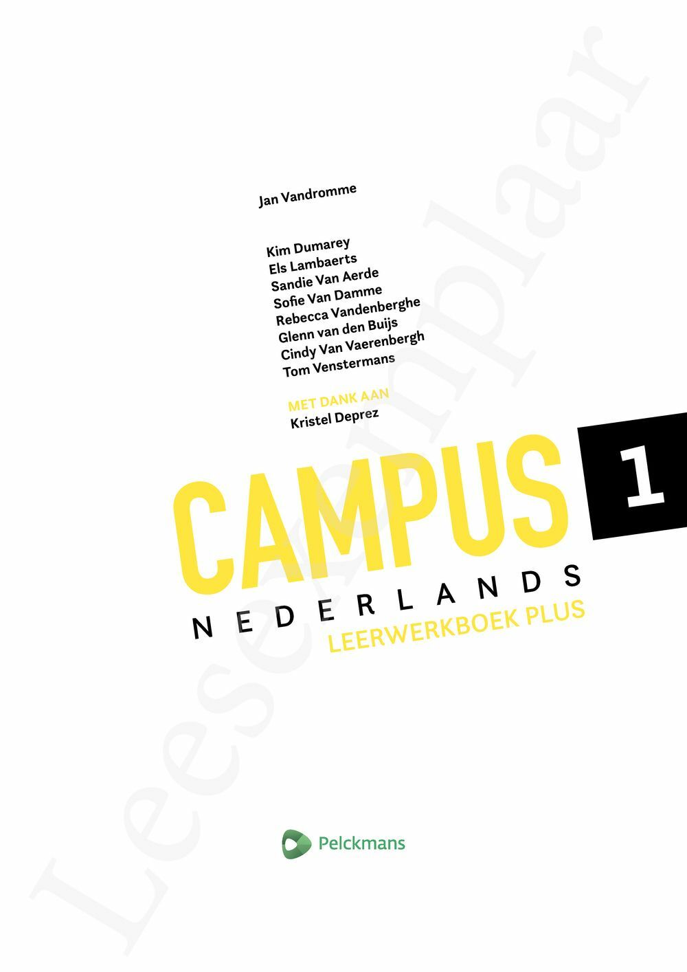 Preview: Campus Nederlands 1 Leerwerkboek Plus (incl. Pelckmans Portaal)