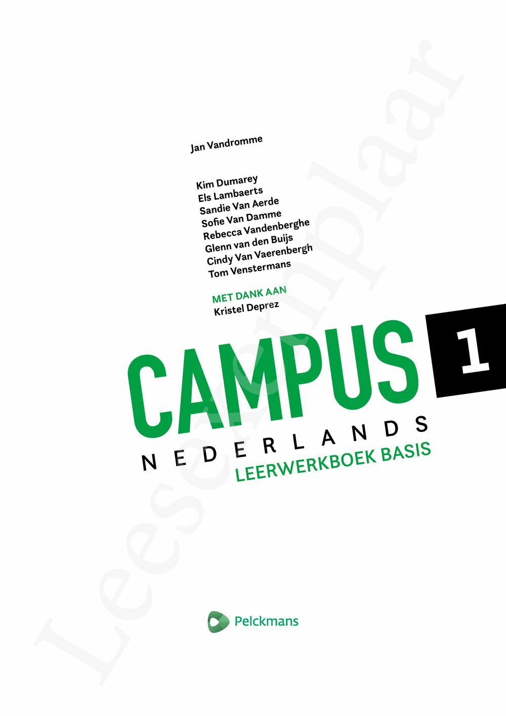 Preview: Campus Nederlands 1 Leerwerkboek Basis (incl. Pelckmans Portaal)