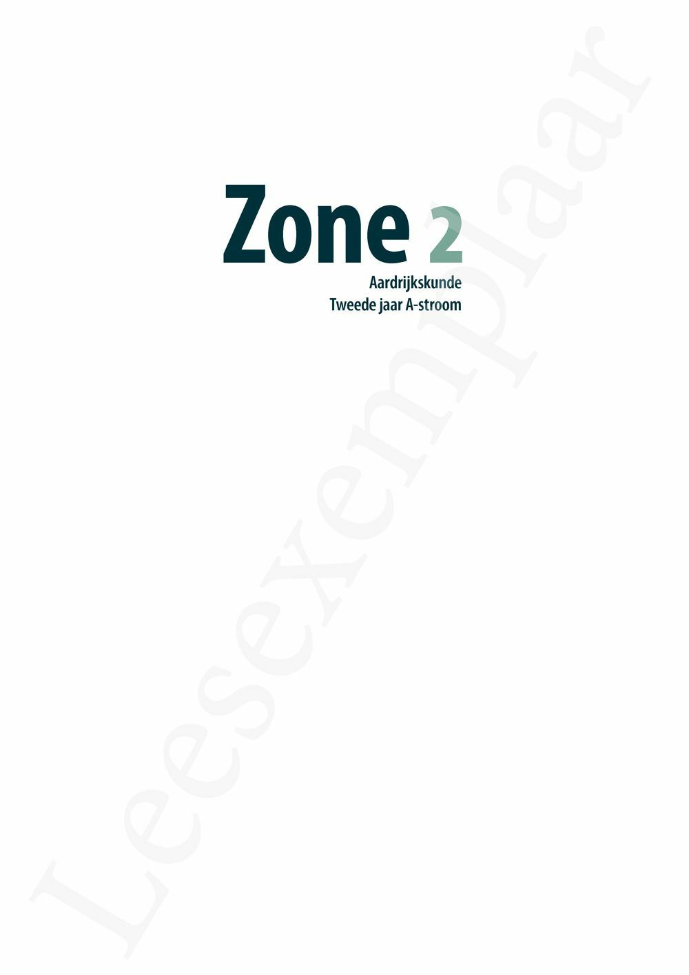 Preview: Zone 2 Leerwerkboek (incl. Pelckmans Portaal)