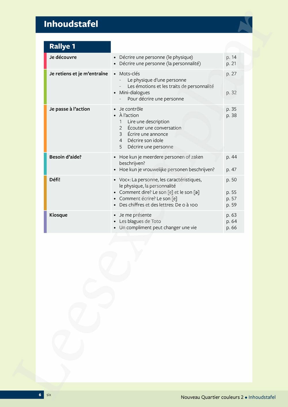 Preview: Nouveau Quartier couleurs 2 Leerwerkboek (incl. Pelckmans Portaal)