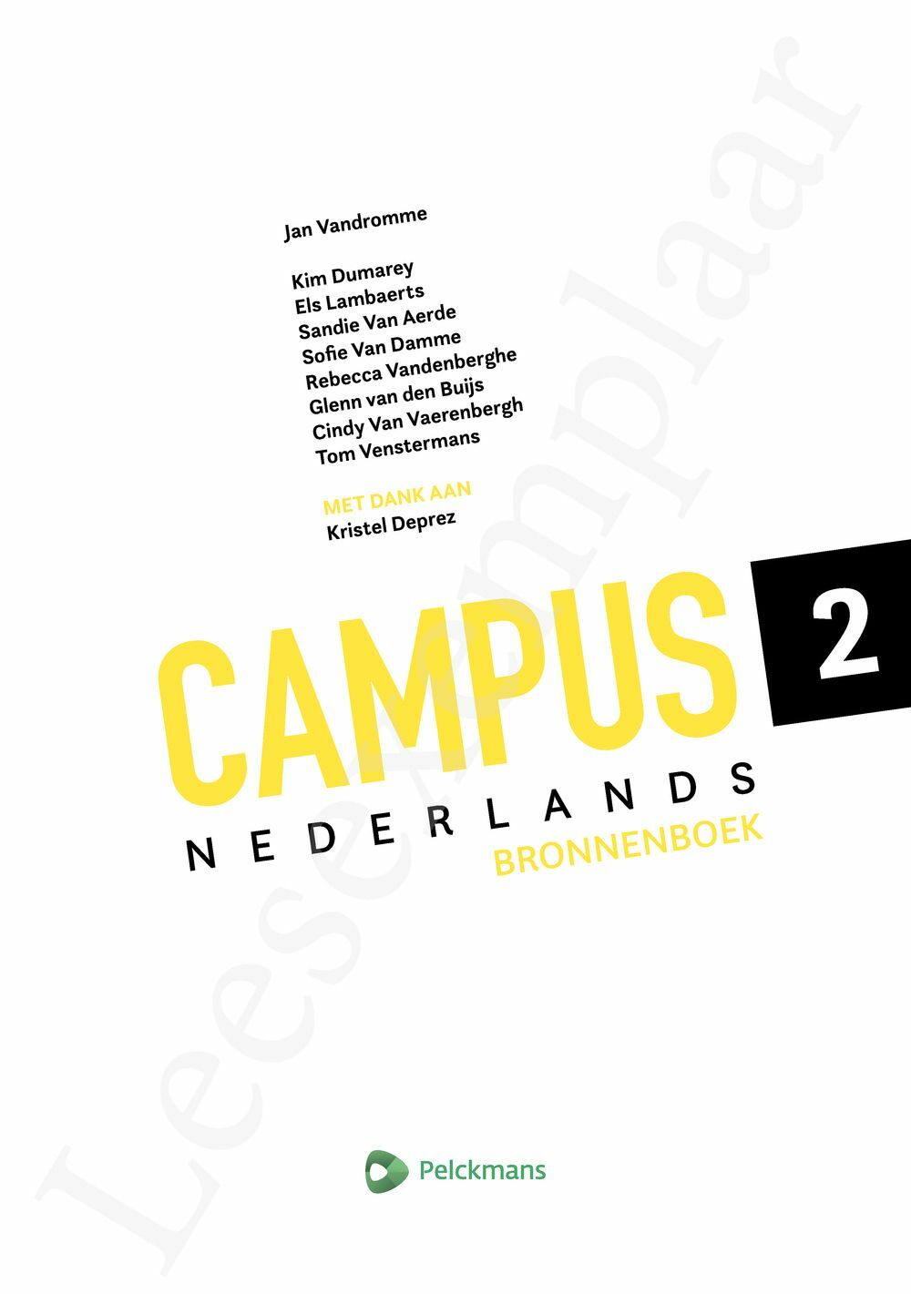 Preview: Campus Nederlands 2 Bronnenboek (incl. Pelckmans Portaal)