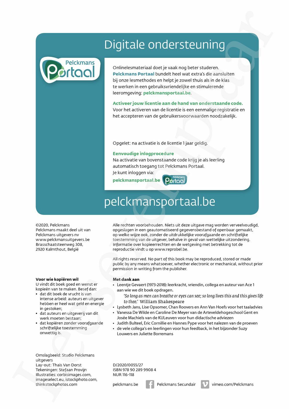 Preview: New Ace 2.1 leerwerkboek (inclusief Pelckmans Portaal)