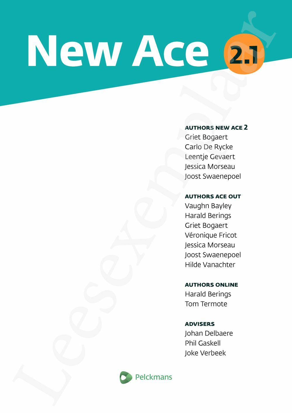 Preview: New Ace 2.1 leerwerkboek (inclusief Pelckmans Portaal)
