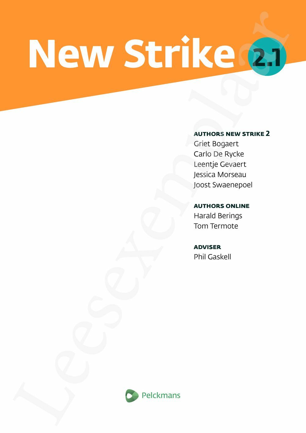 Preview: New Strike 2.1 Leerwerkboek (incl. Pelckmans Portaal)