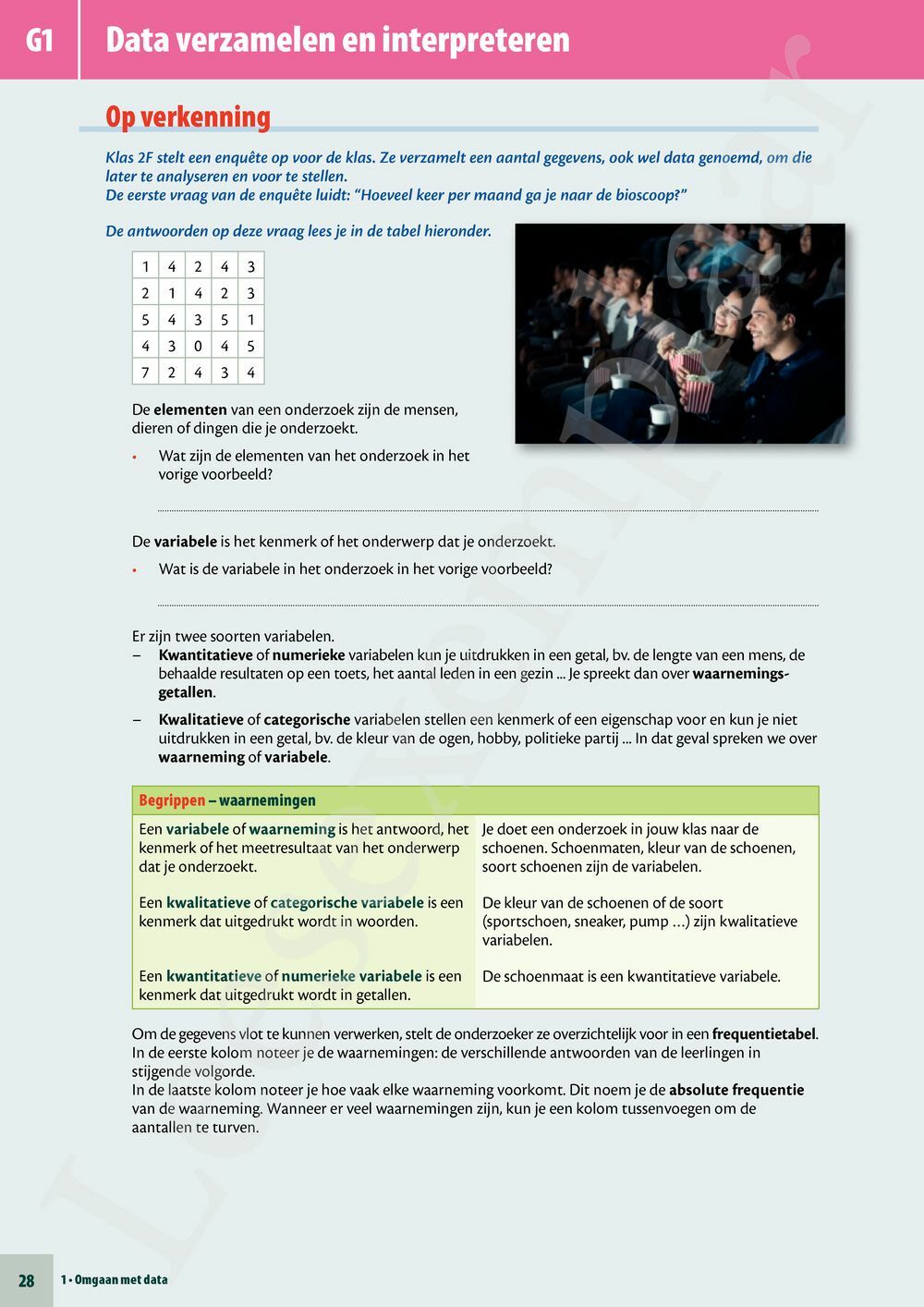 Preview: Matrix Wiskunde 2 Getallenleer Leerwerkboek (incl. Vademecum en Pelckmans Portaal)