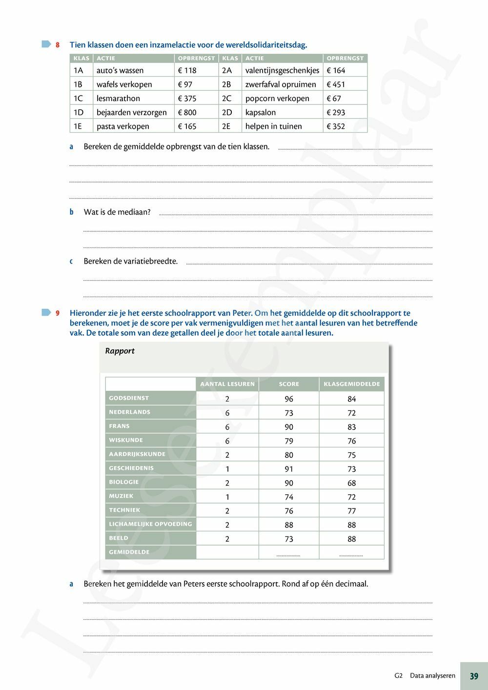 Preview: Matrix Wiskunde 2 Getallenleer Leerwerkboek (incl. Vademecum en Pelckmans Portaal)