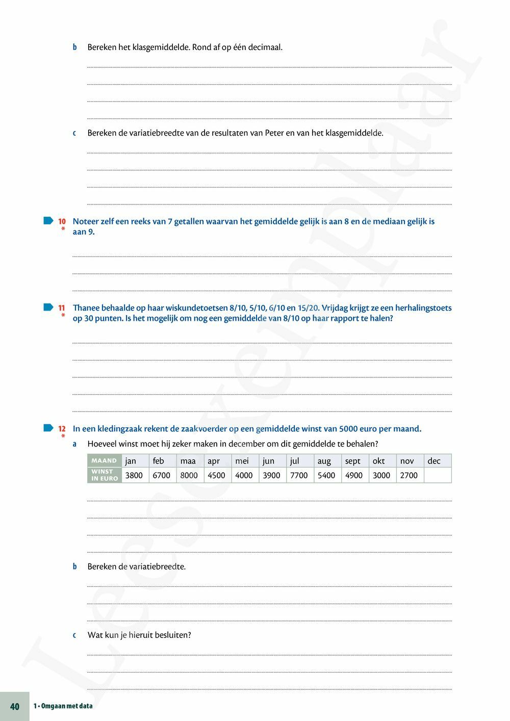 Preview: Matrix Wiskunde 2 Getallenleer Leerwerkboek (incl. Vademecum en Pelckmans Portaal)