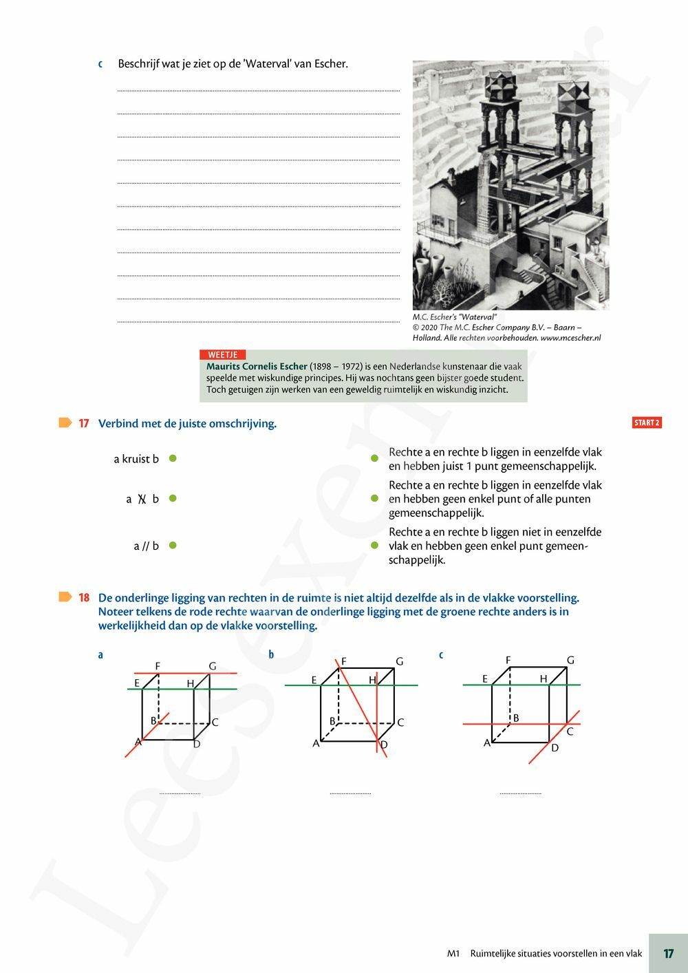 Preview: Matrix Wiskunde 2 Meetkunde Leerwerkboek (incl. Pelckmans Portaal)