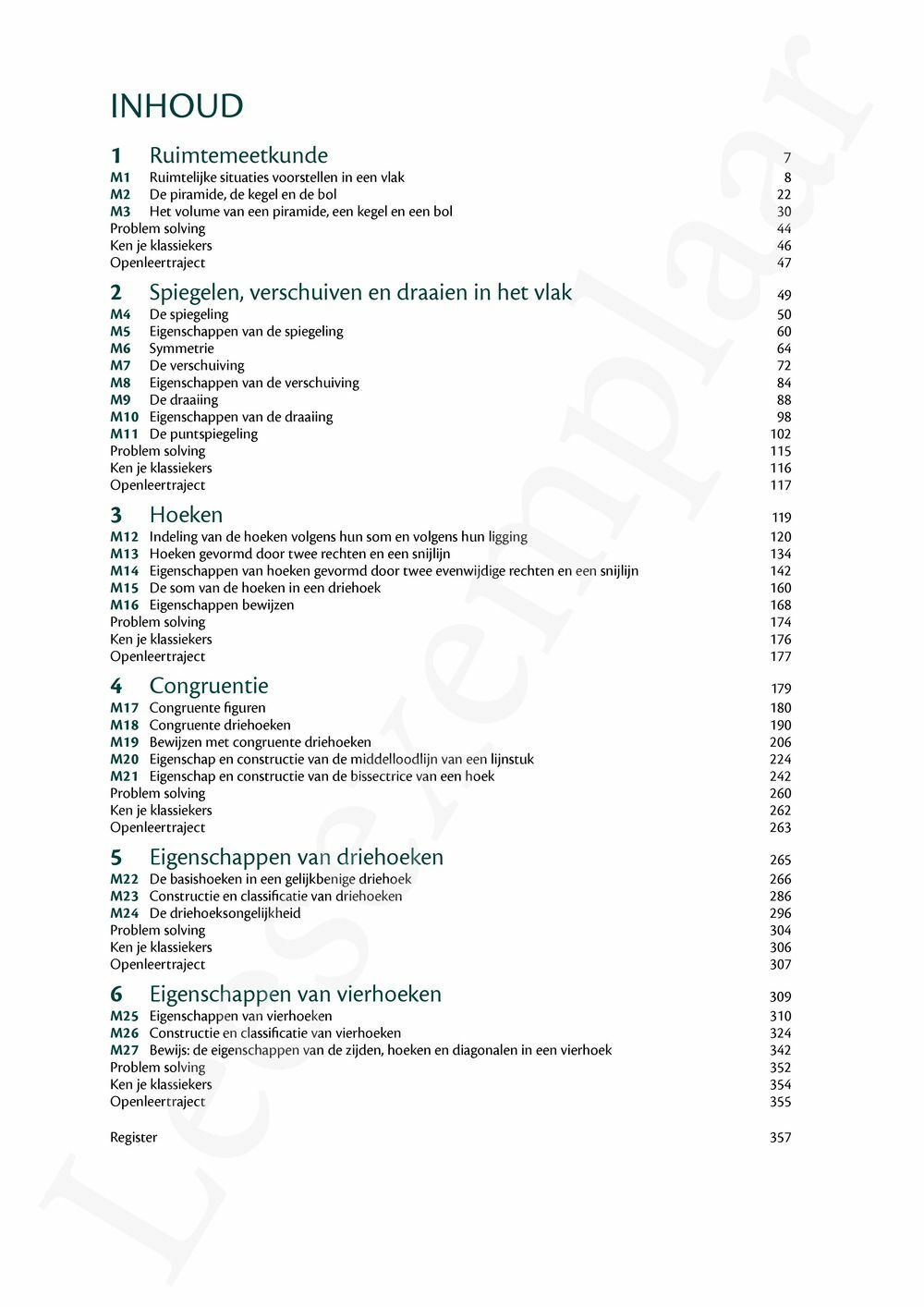 Preview: Matrix Wiskunde 2 Meetkunde Leerwerkboek (incl. Pelckmans Portaal)