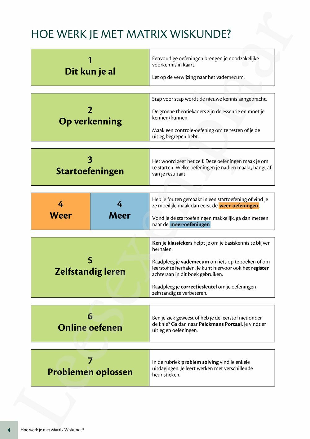 Preview: Matrix Wiskunde 2 Meetkunde Leerwerkboek (incl. Pelckmans Portaal)