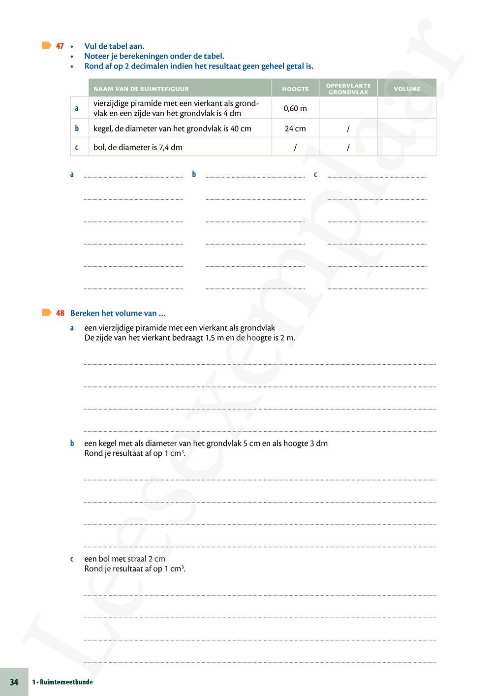 Preview: Matrix Wiskunde 2 Meetkunde Leerwerkboek (incl. Pelckmans Portaal)