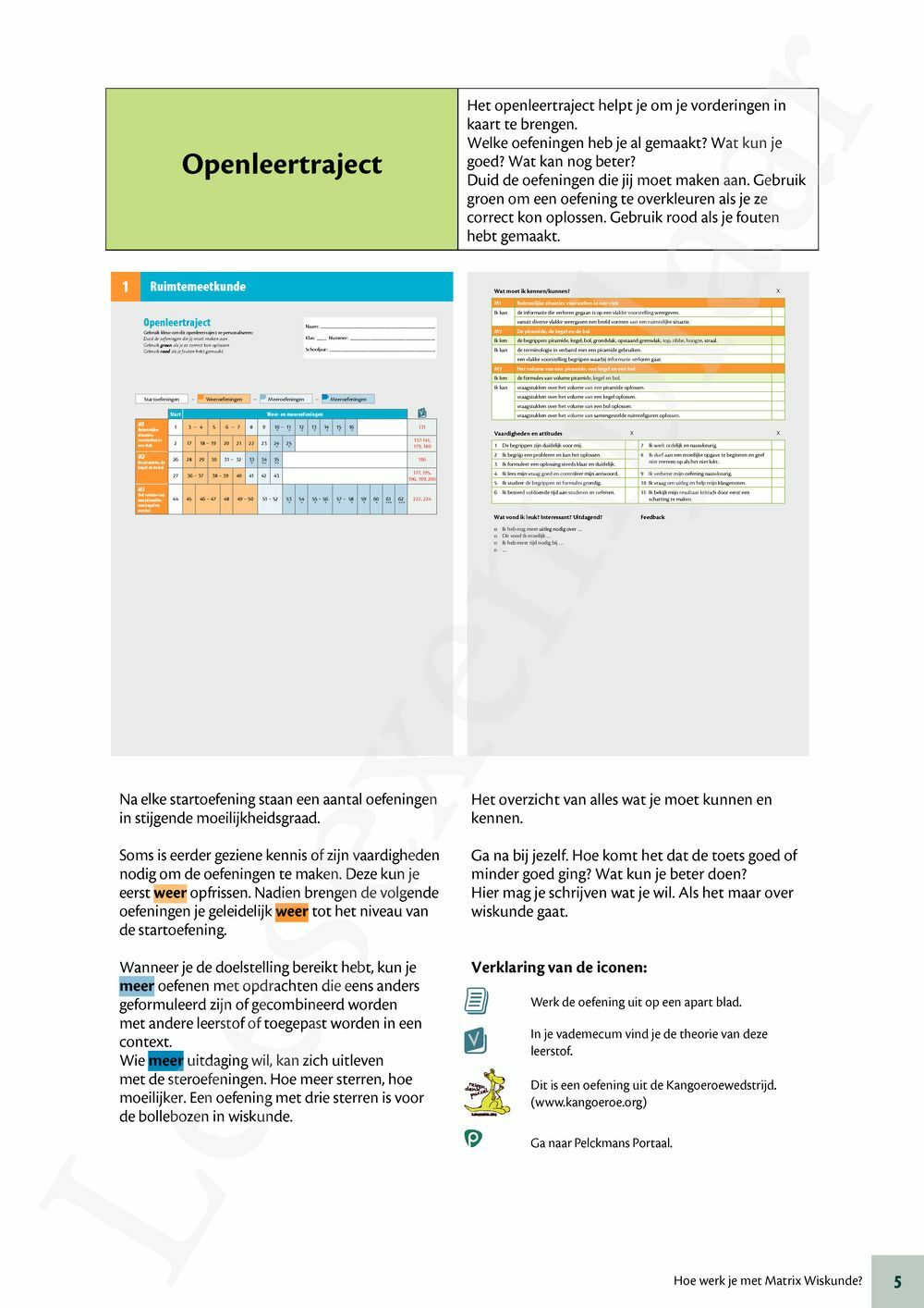 Preview: Matrix Wiskunde 2 Meetkunde Leerwerkboek (incl. Pelckmans Portaal)