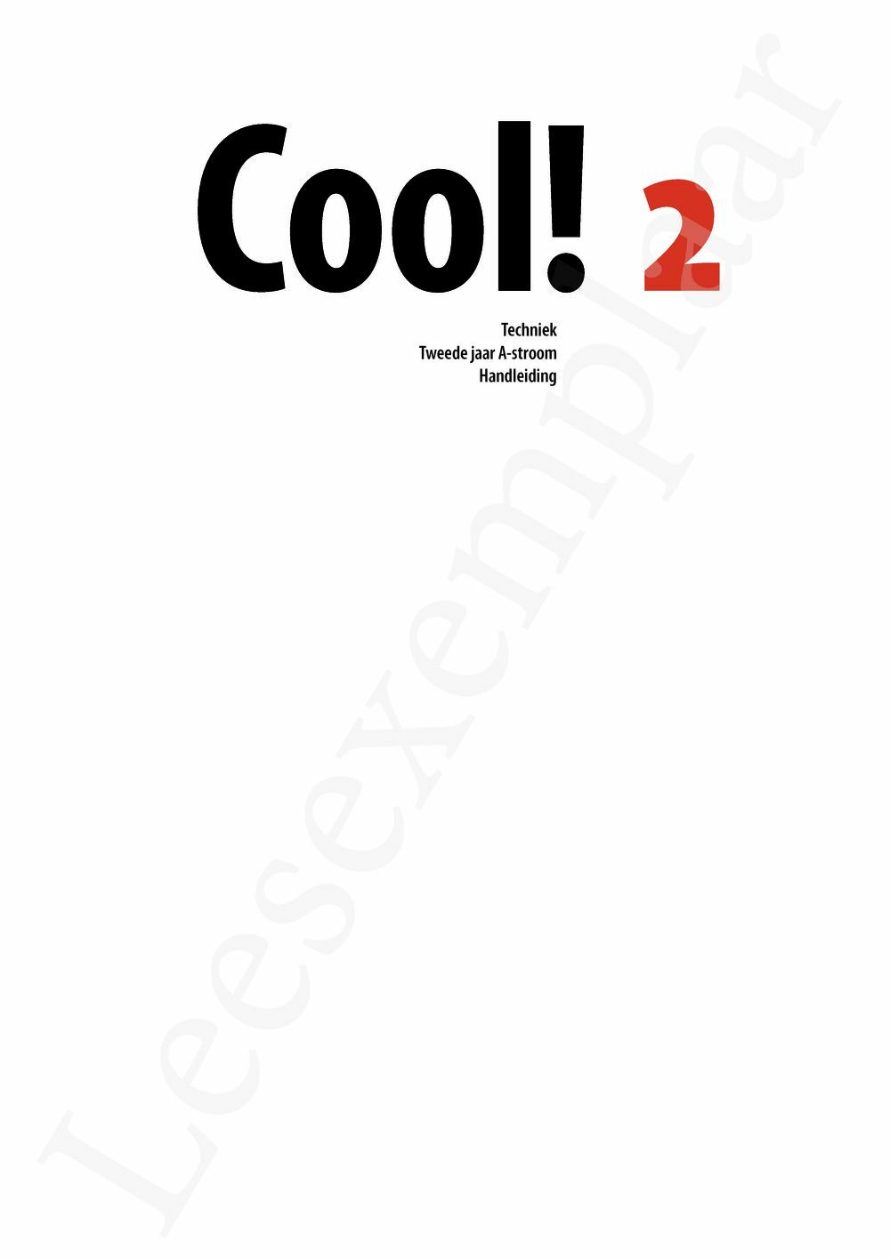 Preview: Cool! 2 handleiding (editie 2020) (inclusief Pelckmans Portaal en digitaal bordboek)